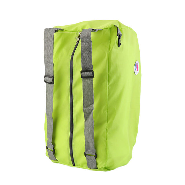 portable Zipper Soild Daily Traveling Sports Backpacks Shoulder bags Folding bag camping bag free shipping