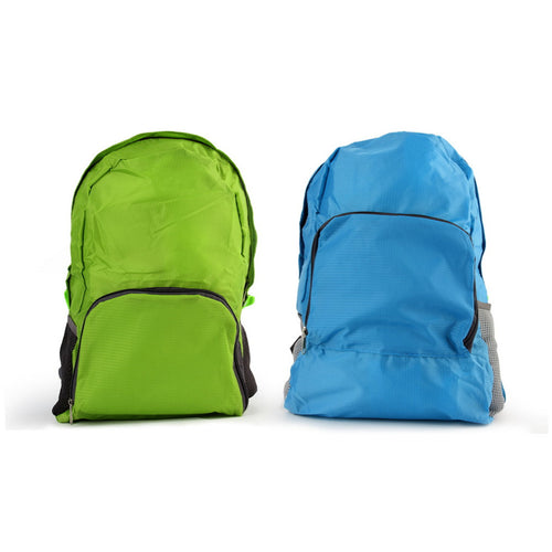 Portable Men Women Zipper Soild Nylon Backpack Hiking Bag Camping Travel Rucksack Sports Pack free shipping