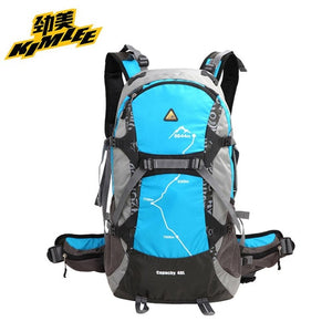 KIMLEE 40L Outdoor Sport Bag Rucksack Waterproof Climbing Camping Travel Hiking Mountaineering Trekking Backpack with Rain Cover