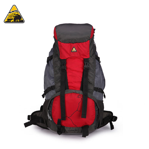 KIMLEE 50L Waterproof Multifunctional Breathable Backpack Hiking Mountaineering Camping Backpack Waterproof Large Capacity Bag