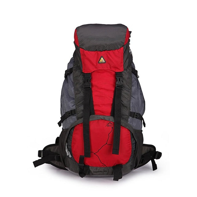 KIMLEE 50L Waterproof Multifunctional Breathable Backpack Hiking Mountaineering Camping Backpack Waterproof Large Capacity Bag