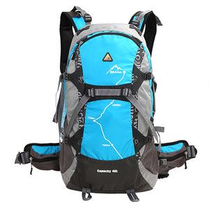 KIMLEE 35L Men Women Sport Backpack Bag with Rain Cover 3D Waterproof Camping Mountaineering Travel Hiking Backpack 5 Colors