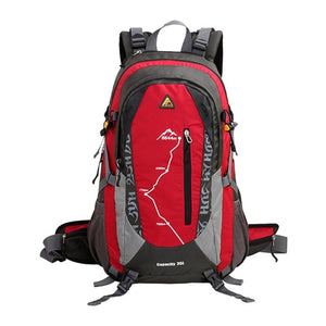KIMLEE 35L Men Women Sport Backpack Bag with Rain Cover 3D Waterproof Camping Mountaineering Travel Hiking Backpack 5 Colors