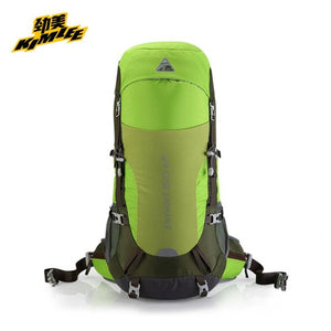 KIMLEE Professional 50L Waterproof Mountaineering Backpack Multifunctional Large Capacity Bag For Outdoor Sports Free Shipping