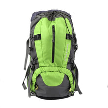 Pratical 50L Waterproof Outdoor Hiking Backpack Camping Travel Bags Climbing Backpack Knapsack with Rain Cover