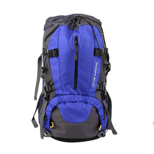 Pratical 50L Waterproof Outdoor Hiking Backpack Camping Travel Bags Climbing Backpack Knapsack with Rain Cover