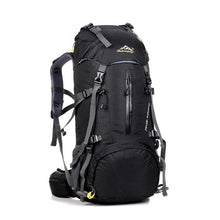 Pratical 50L Waterproof Outdoor Hiking Backpack Camping Travel Bags Climbing Backpack Knapsack with Rain Cover