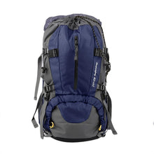 Pratical 50L Waterproof Outdoor Hiking Backpack Camping Travel Bags Climbing Backpack Knapsack with Rain Cover