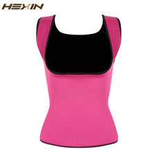 HEXIN Plus Size Neoprene Sweat Sauna Hot Body Shapers Vest Waist Trainer Slimming Vest Shapewear Weight Loss Waist Shaper Corset