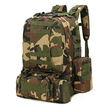 Outdoor Camping Backpack Large Capacity Sports Hiking Military Tactical Mountaineering Bag Waterproof Oxford Cloth Bag
