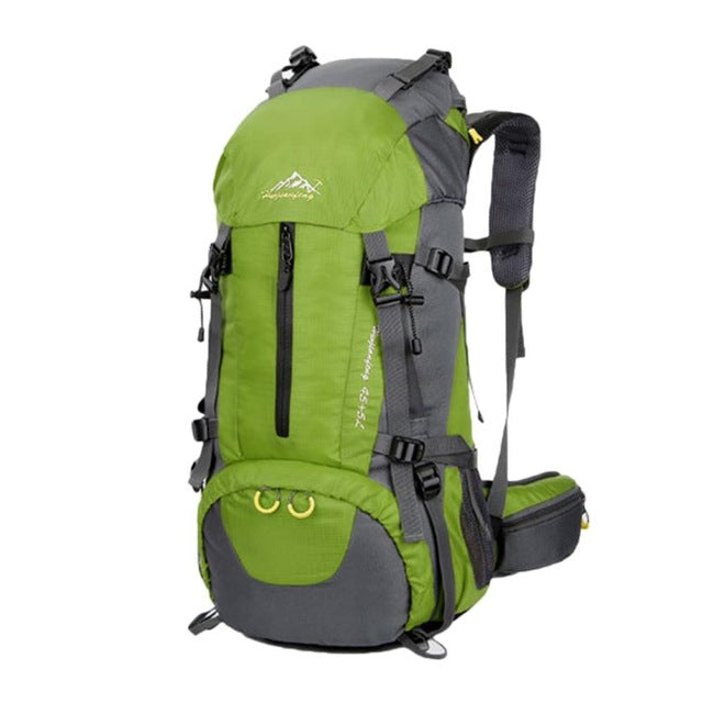 50L Large Capacity Hiking Backpack Waterproof Climbing Bag Unisex Nylon Knapsack Travelling Camping Outdoor Sports Backpack