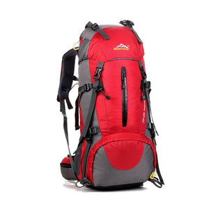 50L Large Capacity Hiking Backpack Waterproof Climbing Bag Unisex Nylon Knapsack Travelling Camping Outdoor Sports Backpack